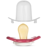 Пустушка симетрична Baboo Sea Life латекс, червона, 6+ міс. (5-041) - Pampik - 3