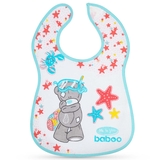 Нагрудник бавовняний Baboo Me to You, білий, 3+ міс. (11-100) - Pampik