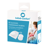 Многоразовые бамбуковые лактационные вкладыши Bebe Confort, 6 шт. (3101204000) - Pampik - 2