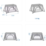 Дитяче ліжечко-манеж Maxi-Cosi Calao Light Beyond Graphite (2006043111) - Pampik - 6