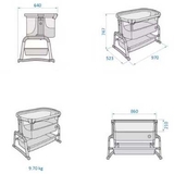 Приставне ліжечко Maxi-Cosi Iora Air Beyond Graphite (2121043110) - Pampik - 12