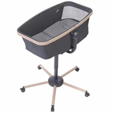 Ліжечко-трансформер 3 в 1 Maxi-Cosi Alba Beyond Graphite (2830043110) - Pampik