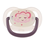 Пустушка силіконова анатомічна Canpol babies Night Dreams, 0-6 міс., рожевий (22/500_new pink) - Pampik