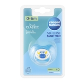 Пустышка силиконовая анатомическая Canpol babies Brokat , 0-6 мес., голубой (22/410) - Pampik - 3