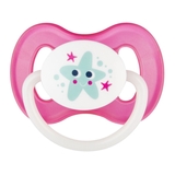 Пустушка латексна кругла Canpol babies Love&Sea, 0-6 міс., рожевий (22/606_new pink) - Pampik