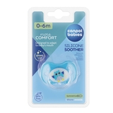 Силіконова симетрична пустушка Canpol Babies Сови 18+, блакитний (22/570) - Pampik - 2