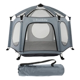 Манеж дитячий DreamBaby Adventure Blue/Grey (G9510) - Pampik