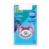 Пустушка латексна кругла Canpol babies Love&Sea, 0-6 міс., рожевий (22/606_new pink) - Pampik - 3