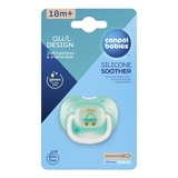 Силіконова симетрична пустушка Canpol Babies Toys, бірюзовий, 18+ міс. (23/293 Бірюзовий) - Pampik - 3