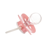 Силіконова кругла пустушка Canpol babies Cute animals, 6-18 місяців, рожевий (22/596 Рожевий) - Pampik - 2