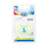 Силіконова анатомічна пустушка Canpol Babies Toys, 0-6 міс., зелений (23/256 Зелений) - Pampik - 4