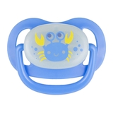 Пустушка силіконова анатомічна Canpol babies Love&sea, 18 міс., блакитний (22/508_new blue) - Pampik