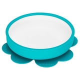 Тарілка силіконова Baboo з протиковзкою основою, 6+ міс, бірюзовий (9-024) - Pampik