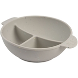 Мисочка силіконова на присосці Canpol babies Dots з секціями, сірий (51/403_grey) - Pampik