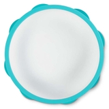 Тарілка силіконова Baboo з протиковзкою основою, 6+ міс, бірюзовий (9-024) - Pampik - 3