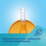 Кружка-непроливайка Canpol babies BabiesBoo Гепард з трубочкою та обтяжувачем, 270 мл, помаранчевий (56/617_ora) - Pampik - 10
