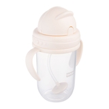 Кружка-непроливайка Canpol babies з трубочкою та обтяжувачем, 270 мл, бежевий (56/623_cre) - Pampik - 4