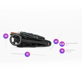 Прогулянкова коляска Baby Design Look G 2021 107 Silver Gray (204517) - Pampik - 2