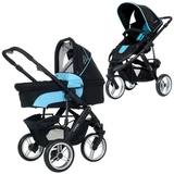 Универсальная коляска 2 в 1 ABC Design Cobra Turquoise-black (3882/212) - Pampik
