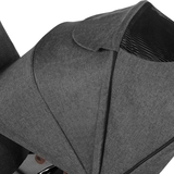 Универсальная коляска для двойни 2 в 1 ABC Design Zoom Asphalt (12002522003/K2) - Pampik - 6