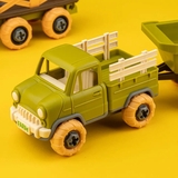 Ігровий набір-конструктор OTAMANKO Веселий хутір: комбайн з причепом, вантажівка з причепом та вівці (532.01.67) - Pampik - 6