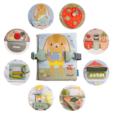 Розвивальна м'яка книжка Taf Toys Садочок у місті Бізібук зайченятка (13355) - Pampik