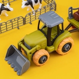 Ігровий набір-конструкторOTAMANKO Веселий хутір: трактор з причепом та фермер з коровами (532.01.56) - Pampik - 3