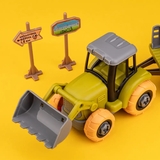 Ігровий набір-конструкторOTAMANKO Веселий хутір: трактор з причепом та молочна ферма з коровами (532.01.59) - Pampik - 3