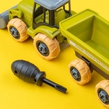 Ігровий набір-конструкторOTAMANKO Веселий хутір: трактор з причепом та ферма з вівцями та курями (532.01.60) - Pampik - 7