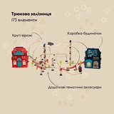 Ігровий набір Otamanko Трюкова залізниця Хоробрий паровозик, 173 деталі (532.02.28) - Pampik - 2