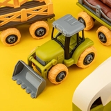 Ігровий набір-конструктор OTAMANKO Веселий хутір: трактор з двома причепами, кінь та вівці (532.01.65) - Pampik - 5