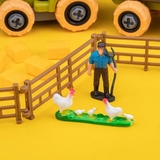 Ігровий набір-конструктор OTAMANKO Веселий хутір: трактор з причепом, фермер з вівцями та курями (532.01.57) - Pampik - 5