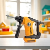 Іграшковий інструмент OTAMANKO Майстерко: дриль з насадками, жовтий (532.01.48) - Pampik - 3