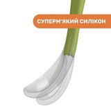 Ложка силиконовая Chicco, зеленый (06828.51) - Pampik - 5