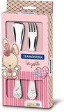 Набор столовых приборов для детей Tramontina Baby Le Petit pink, 2 предмета (66973/015) - Pampik