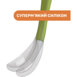 Ложка силиконовая Chicco, 6+, 2 шт., голубой (06828.21) - Pampik - 6