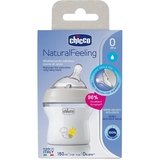 Пляшечка пластикова Chicco Natural Feeling з силіконовою соскою, 150 мл (81311.30) - Pampik - 8