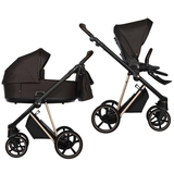 Універсальна коляска 2в1 Roan Ivi Choco 2.0 Rose Gold (R-I-CH) - Pampik
