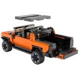 Машинка-конструктор Rastar Bricks Hummer EV 1:30, 454 деталей, помаранчевий (454.00.88) - Pampik - 4
