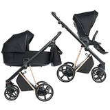 Універсальна коляска 2в1 Roan Ivi Raven Rose Gold 2.0 (R-I-RN) - Pampik