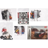 Машинка-конструктор Rastar Bricks Audi RS Q e-tron 1:30, 367 деталей, серый (454.00.87) - Pampik - 6