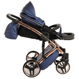 Універсальна коляска 2в1 Junama Fluo line V3 01, синій (J-Fl-01) - Pampik - 15