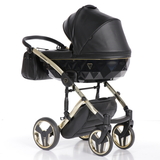 Універсальна коляска 2в1 Junama Fluo line V3 04, чорний (J-Fl-01) - Pampik - 8