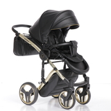 Універсальна коляска 2в1 Junama Fluo line V3 04, чорний (J-Fl-01) - Pampik - 14