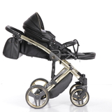 Універсальна коляска 2в1 Junama Fluo line V3 04, чорний (J-Fl-01) - Pampik - 19