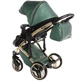 Універсальна коляска 2в1 Junama Fluo line V3 02, зелений (J-Fl-02) - Pampik - 14