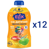 Сік дитячий Elfik Magic Яблуко-Манго, 2100 мл (12 шт. по 175 мл) - Pampik