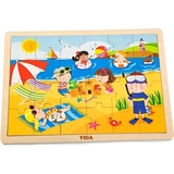 Пазл Viga Toys Времена года Лето, 24 элемента (51270) - Pampik