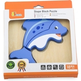 Мини-пазл Viga Toys Рыбка, 3 элемента (59934) - Pampik - 2