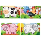 Пазлы Viga Toys Ферма, 48 элементов (50069) - Pampik - 4
